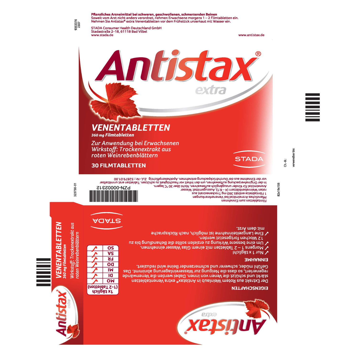 ANTISTAX extra Venentabletten