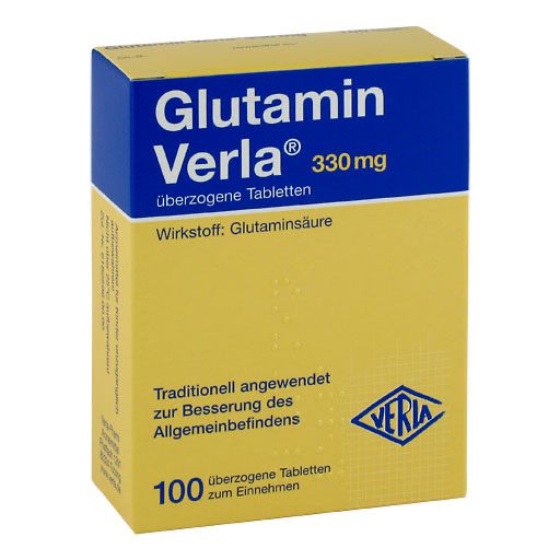 GLUTAMIN VERLA überzogene Tabletten