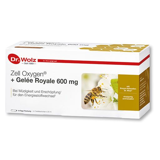 ZELL OXYGEN+Gelee Royale 600 mg Trinkampullen