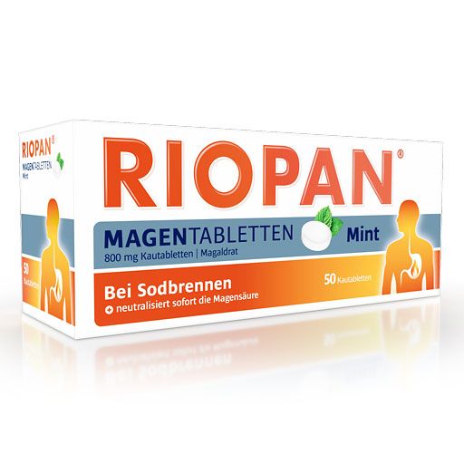 RIOPAN Magen Tabletten Mint 800 mg Kautabletten