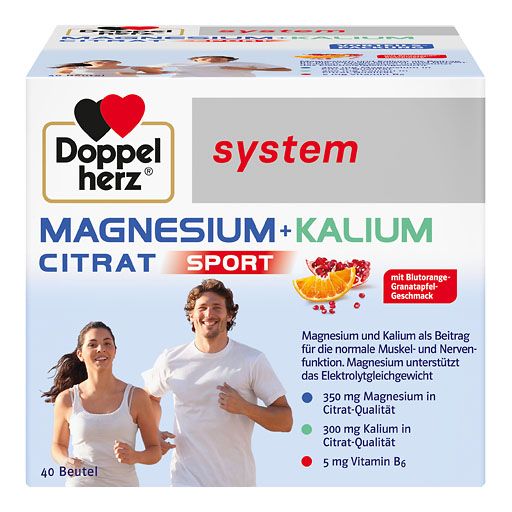 DOPPELHERZ Magnesium+Kalium Citrat system Granulat