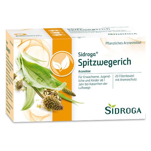 SIDROGA Spitzwegerich Tee Filterbeutel