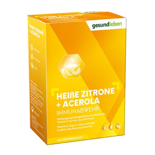 GESUND LEBEN heiße Zitrone+Acerola Pulver