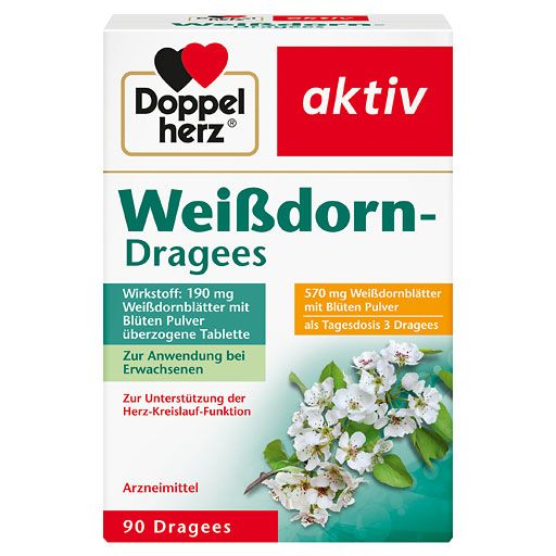 DOPPELHERZ Weißdorn Dragees