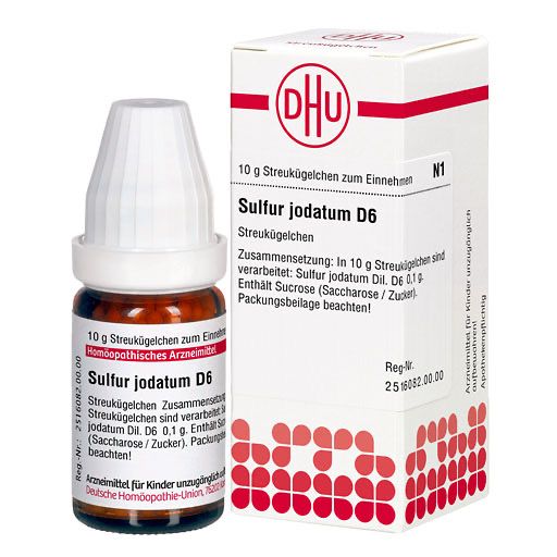 SULFUR JODATUM D 6 Globuli