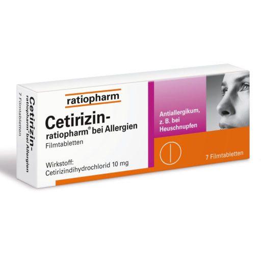 CETIRIZIN-ratiopharm bei Allergien 10 mg Filmtabl.