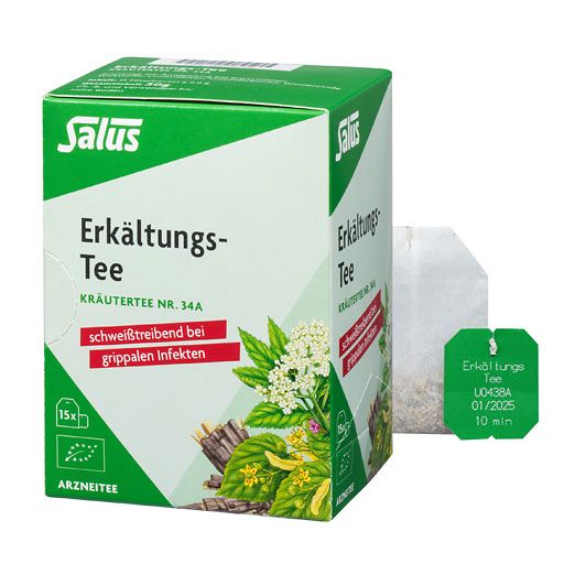 ERKÄLTUNGSTEE Kräutertee Nr.34a Salus Filterbeutel