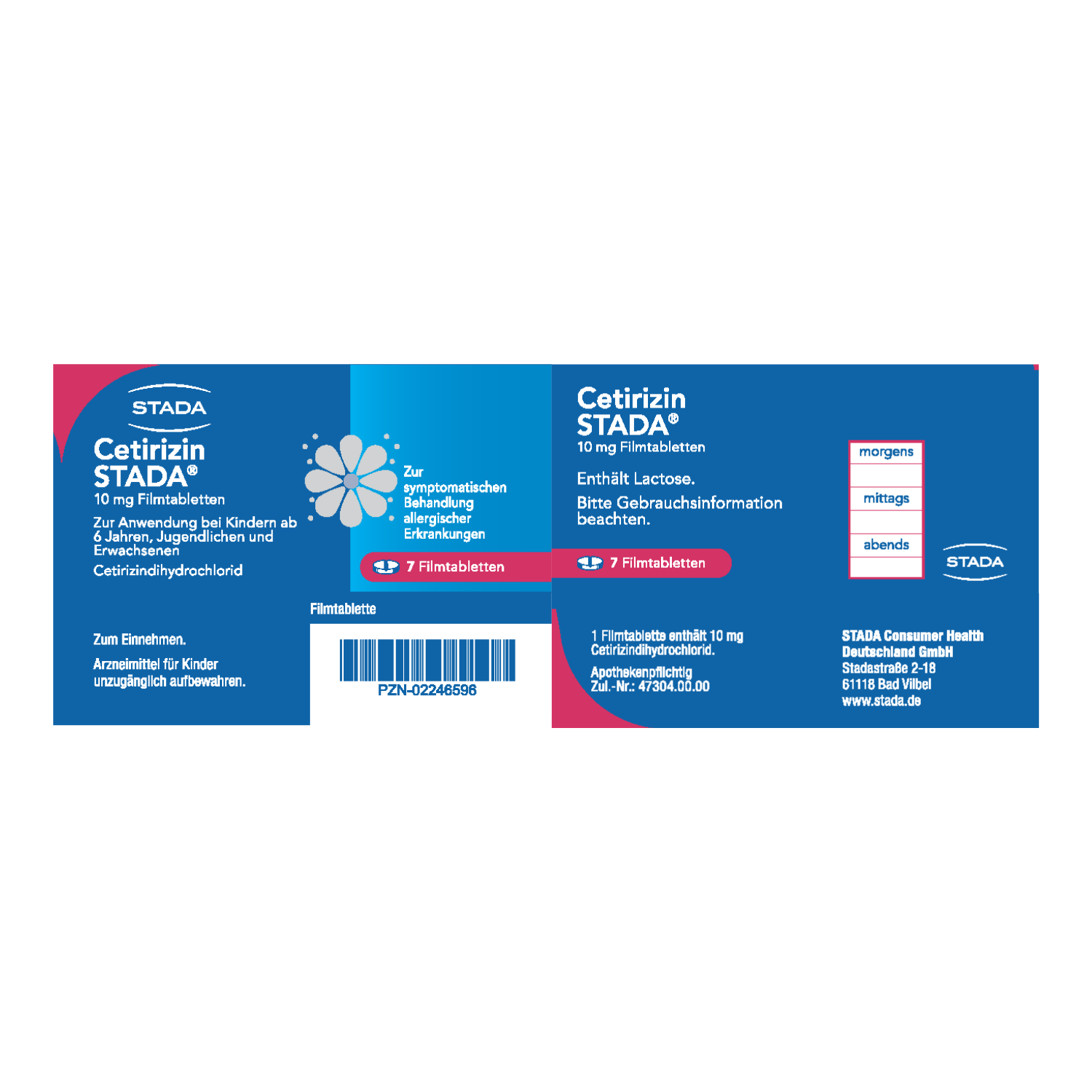 CETIRIZIN STADA 10 mg Filmtabletten