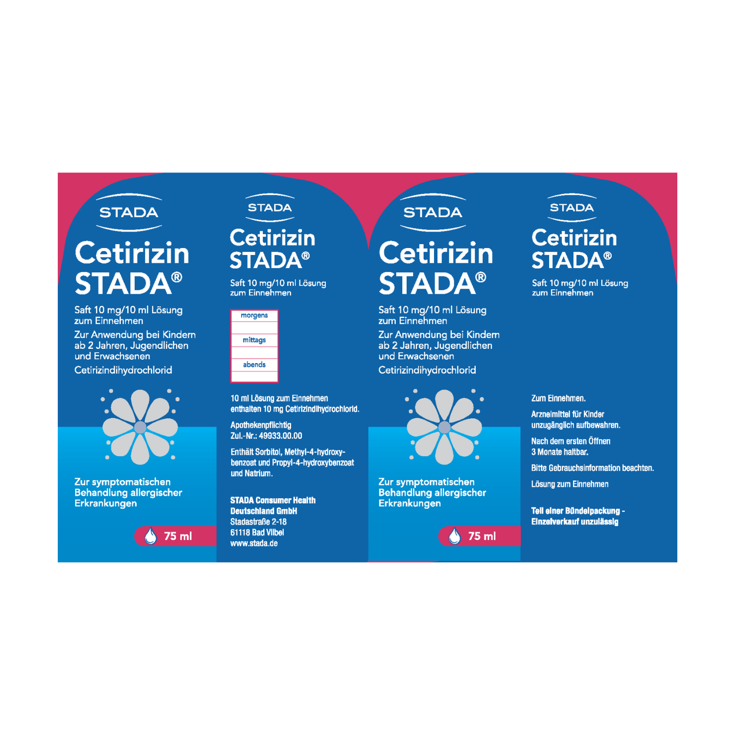 CETIRIZIN STADA Saft 10 mg/10 ml