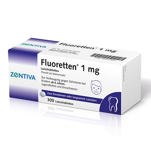 FLUORETTEN 1,0 mg Tabletten