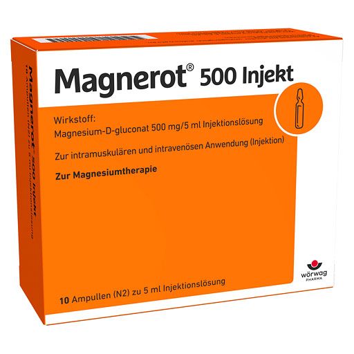 MAGNEROT 500 Injekt Ampullen