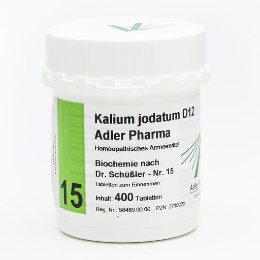 BIOCHEMIE Adler 15 Kalium jodatum D 12 Tabletten