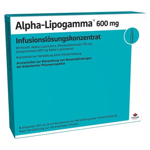 ALPHA-LIPOGAMMA 600 mg Infusionslsg.-Konzentrat