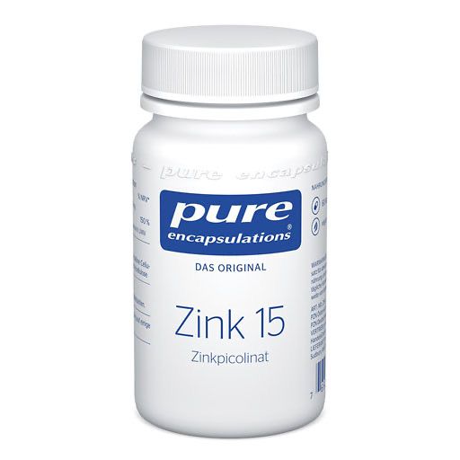 PURE ENCAPSULATIONS Zink 15 Zinkpicolinat Kapseln