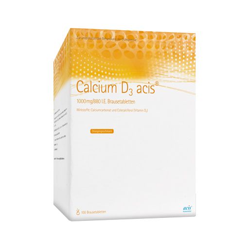 CALCIUM D3 acis 1000 mg/880 I.E. Brausetabletten