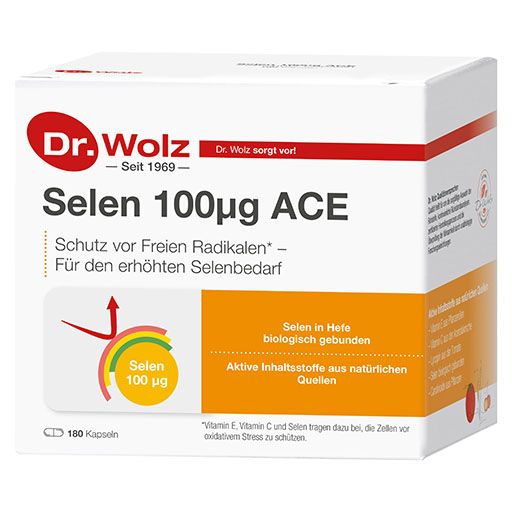 SELEN ACE 100 μg 180 Tage Kapseln