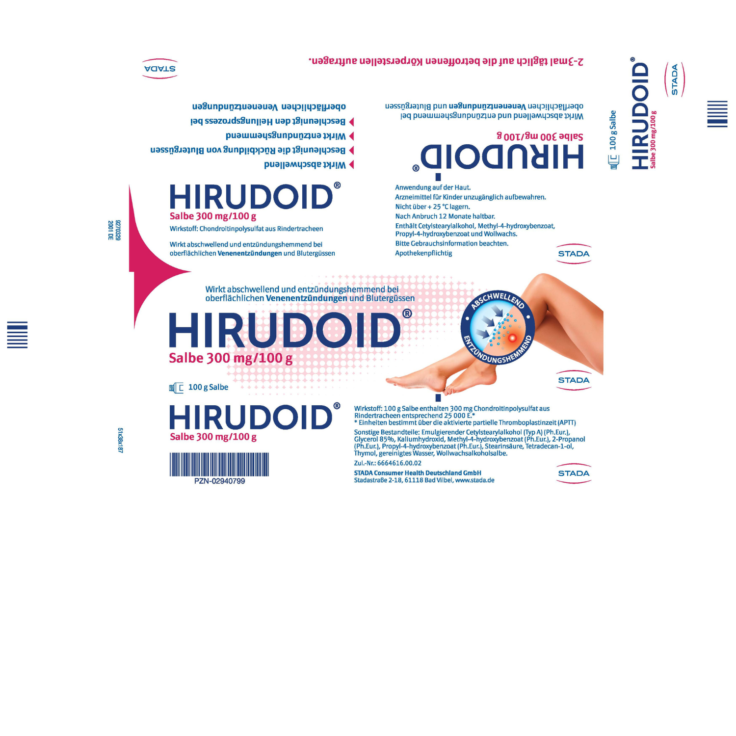 HIRUDOID Salbe 300 mg/100 g