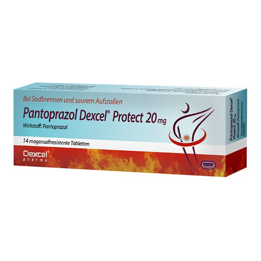 PANTOPRAZOL Dexcel Protect 20 mg magensaftres.Tab.