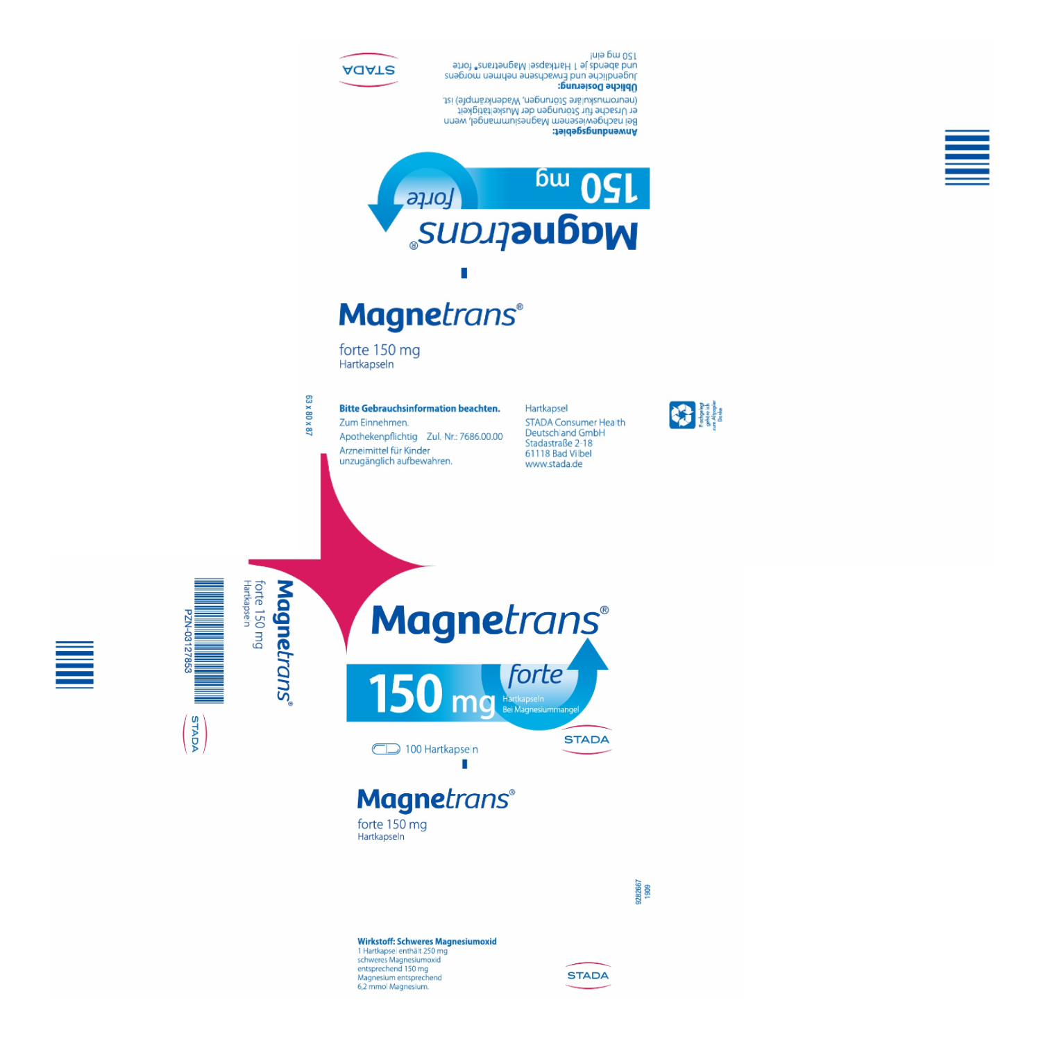 MAGNETRANS forte 150 mg Hartkapseln