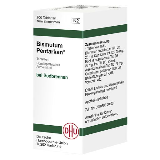 BISMUTUM PENTARKAN Tabletten