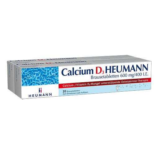 CALCIUM D3 Heumann Brausetabletten 600 mg/400 I.E.