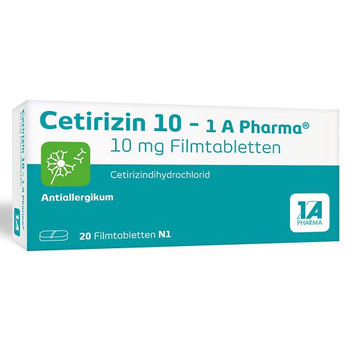 CETIRIZIN 10-1A Pharma Filmtabletten