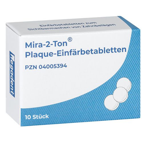 MIRA 2 Ton Plaque Einfärbe Tabletten