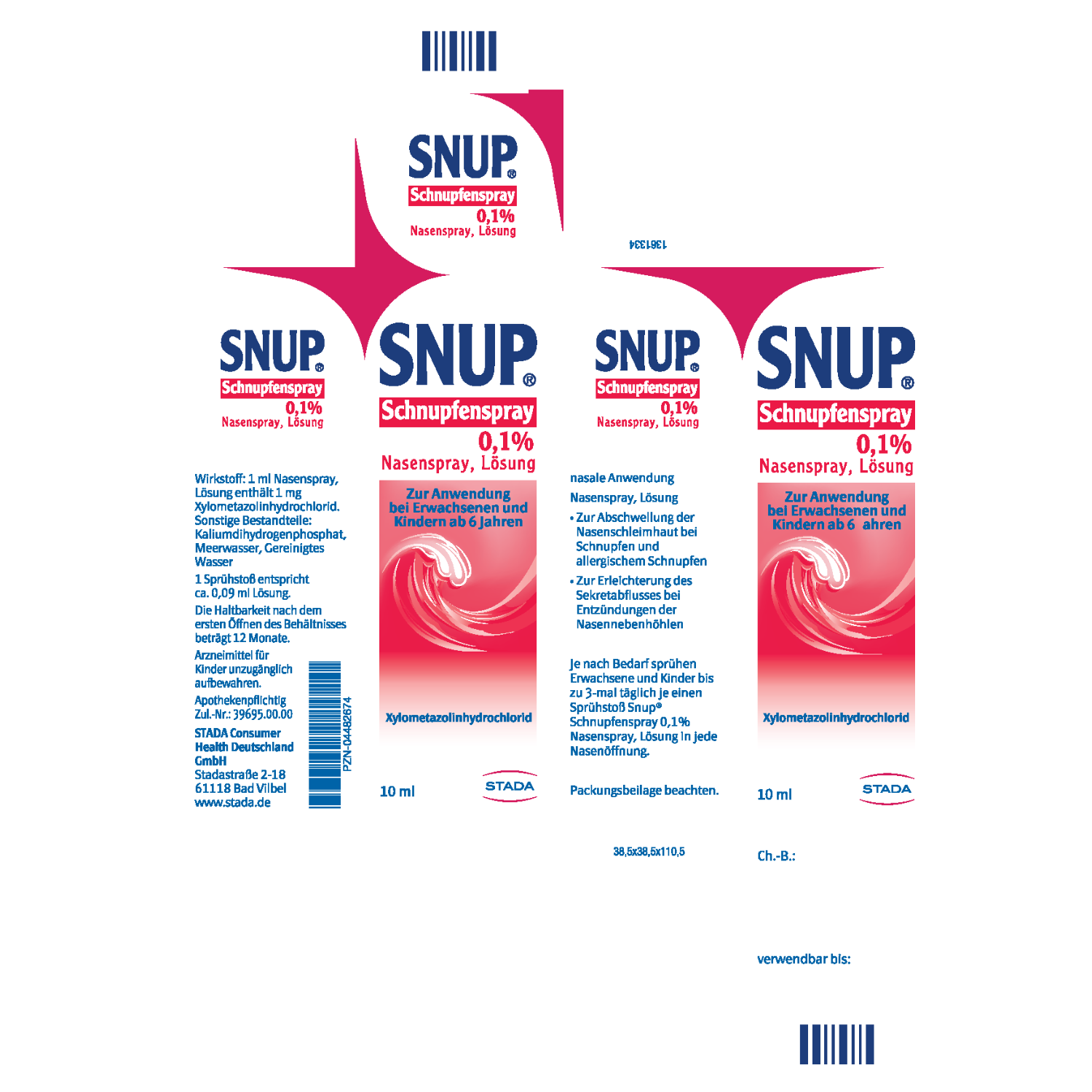 SNUP Schnupfenspray 0,1% Nasenspray