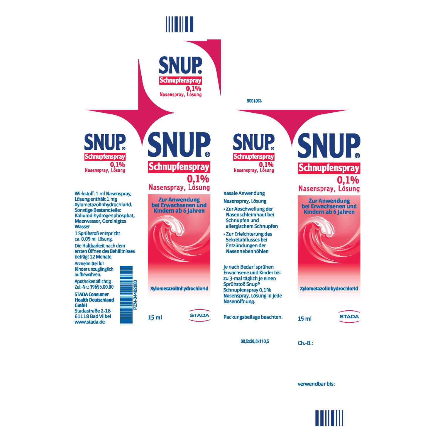 SNUP Schnupfenspray 0,1% Nasenspray