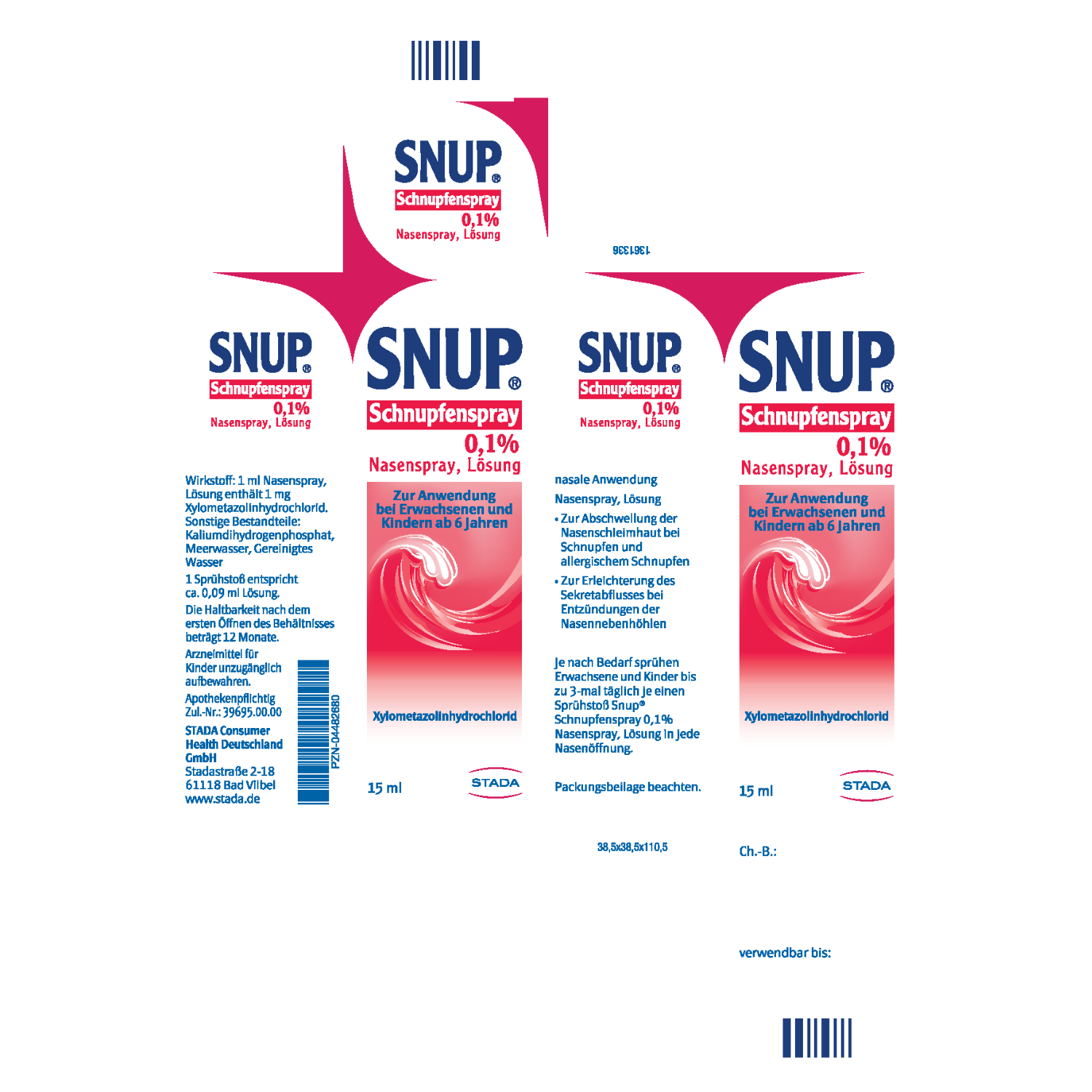 SNUP Schnupfenspray 0,1% Nasenspray