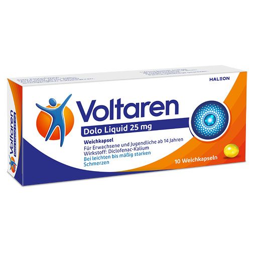 VOLTAREN Dolo Liquid 25 mg Weichkapseln