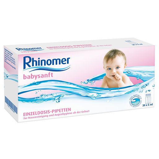 RHINOMER babysanft Meerwasser 5ml Einzeldosispip.