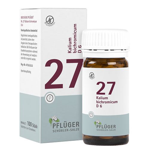 BIOCHEMIE Pflüger 27 Kalium bichromicum D 6 Tabl.