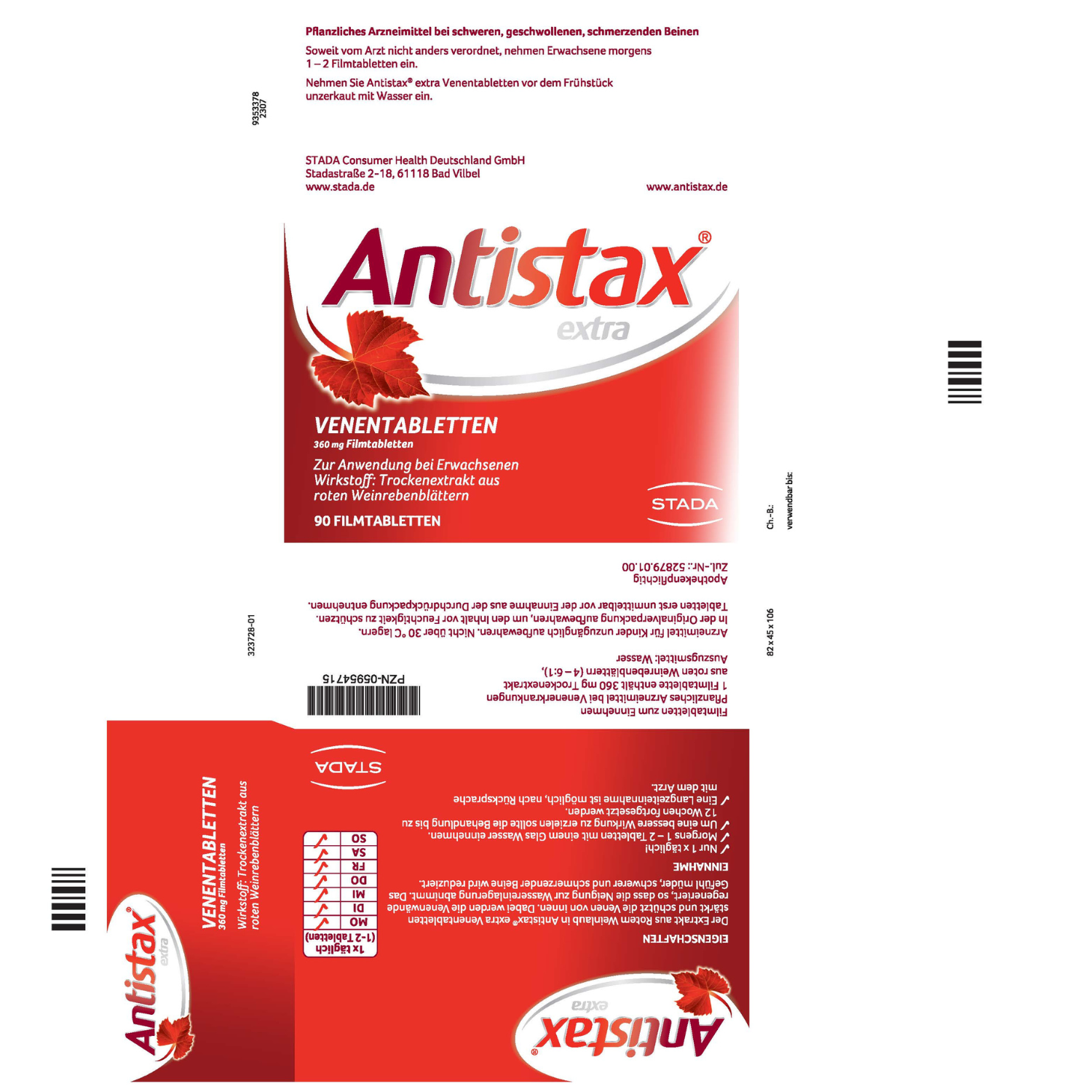 ANTISTAX extra Venentabletten