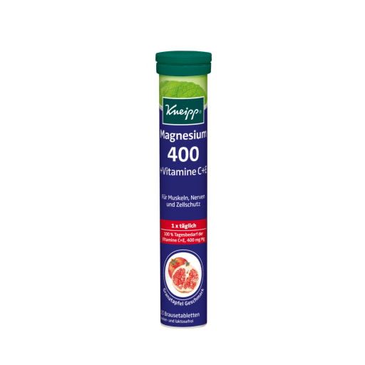 KNEIPP Magnesium 400+C+E Brausetabletten