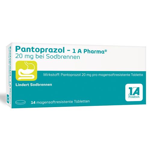 PANTOPRAZOL-1A Pharma 20mg bei Sodbrennen msr.Tab.