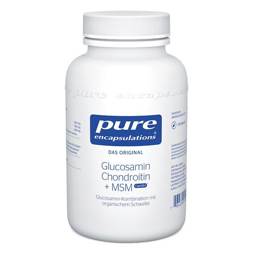 PURE ENCAPSULATIONS Glucosamin+Chondr.+MSM Kapseln