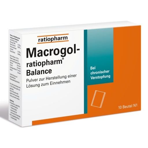 MACROGOL-ratiopharm Balance Plv.z.H.e.L.z.Einn.