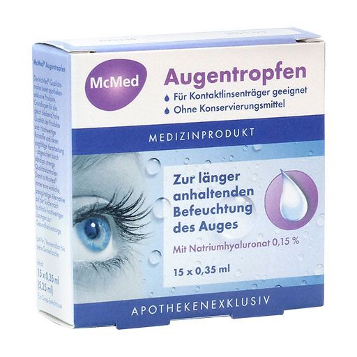 MCMED Augentropfen Einzeldosispipetten