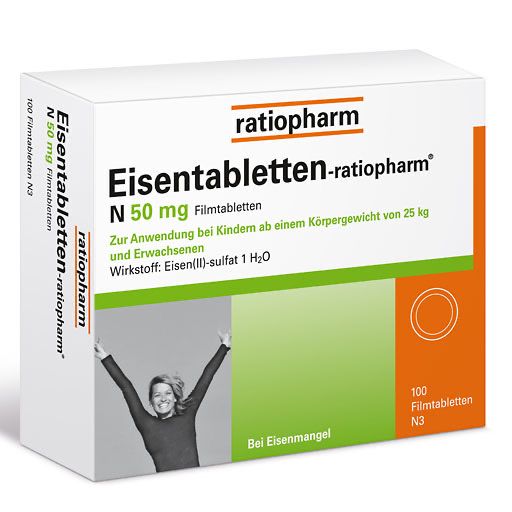 EISENTABLETTEN-ratiopharm N 50 mg Filmtabletten