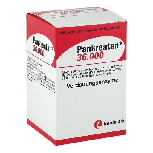 PANKREATAN 36.000 magensaftresistente Hartkapseln