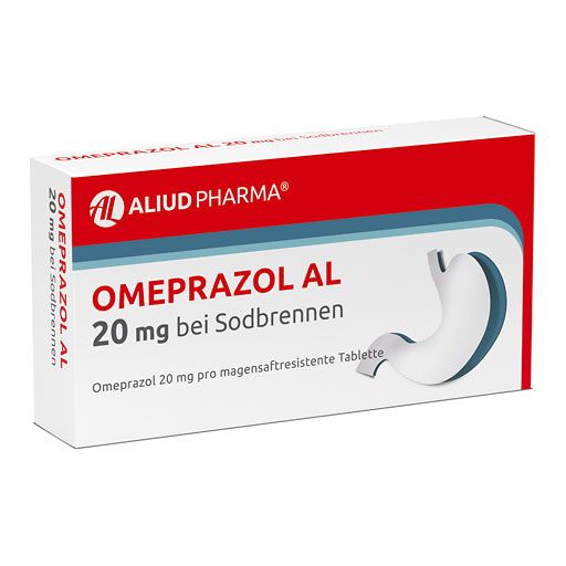 OMEPRAZOL AL 20 mg b.Sodbr.magensaftres.Tabletten