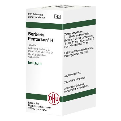 BERBERIS PENTARKAN H Tabletten