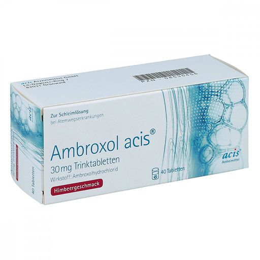 AMBROXOL acis 30 mg Trinktabletten