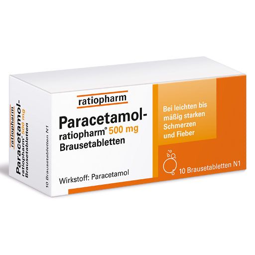 PARACETAMOL-ratiopharm 500 mg Brausetabletten