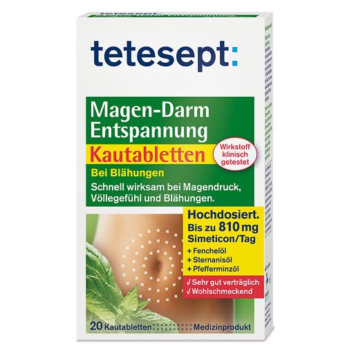 TETESEPT Magen-Darm Entspannung Kautabletten