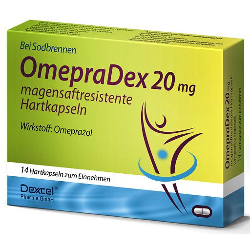 OMEPRADEX 20 mg magensaftresistente Hartkapseln