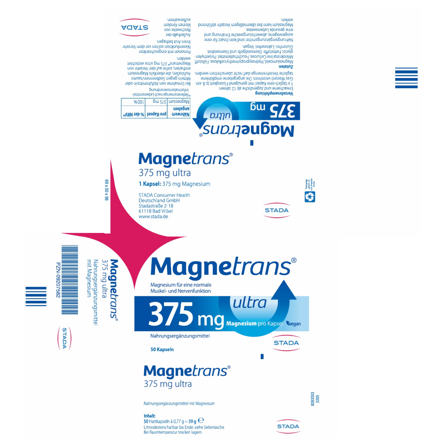 MAGNETRANS 375 mg ultra Kapseln