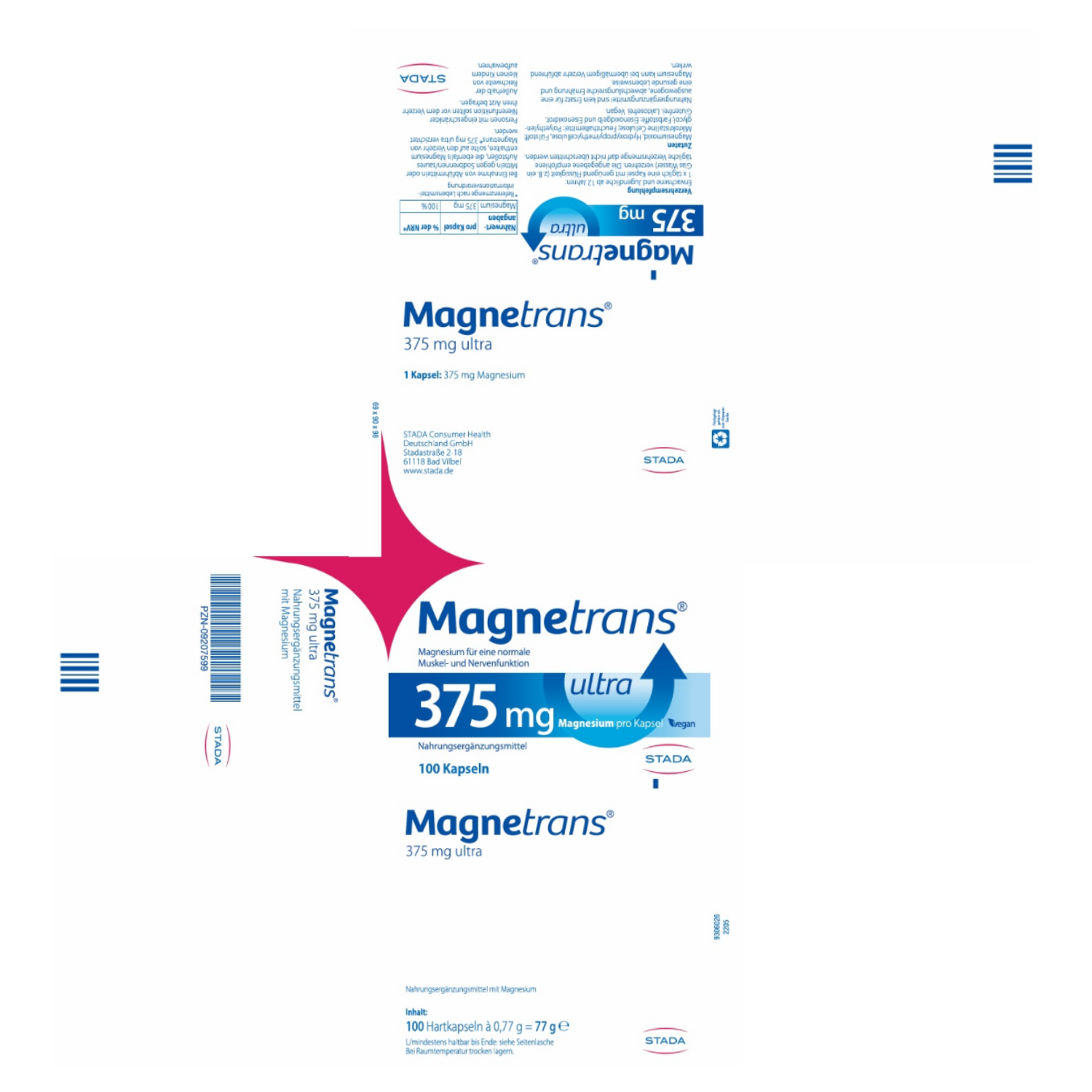 MAGNETRANS 375 mg ultra Kapseln