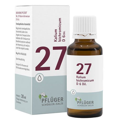 BIOCHEMIE Pflüger 27 Kalium bichromicum D 6 Tropf.